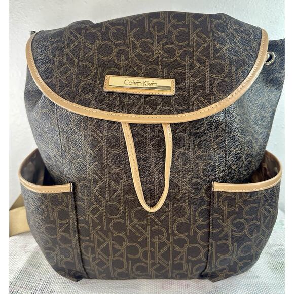 Calvin Klein Monogram Backpack - Picture 1 of 10